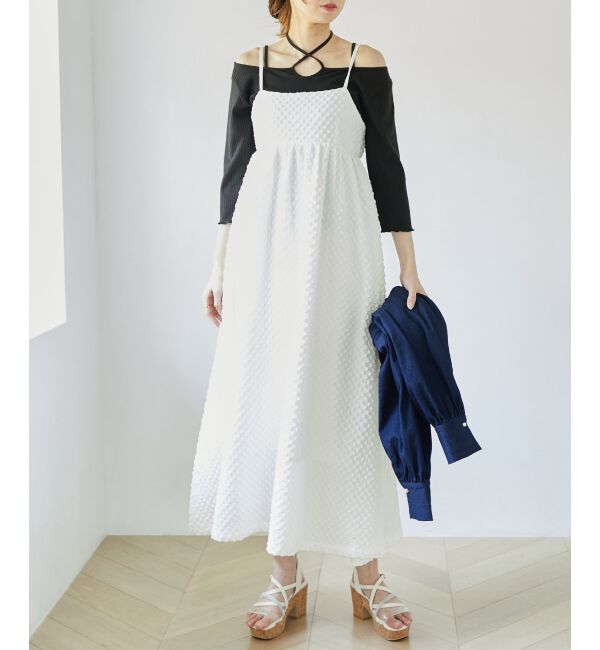 MAJESTICLEGON「バックオープンキャミワンピース」|ワンピース|オフ