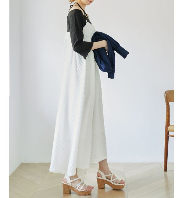 MAJESTICLEGON「バックオープンキャミワンピース」|ワンピース|