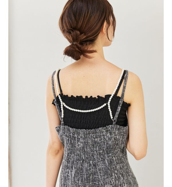 MAJESTICLEGON「☆2WAYパールキャミワンピース」|ワンピース|