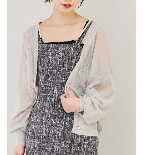 MAJESTICLEGON「☆2WAYパールキャミワンピース」|ワンピース|