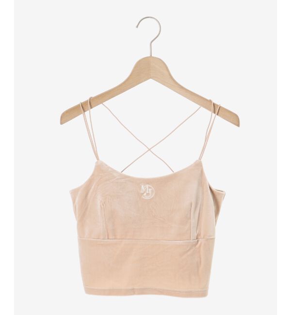 MAJESTICLEGON「キャミセットベロアカーディガン」|カーディガン|