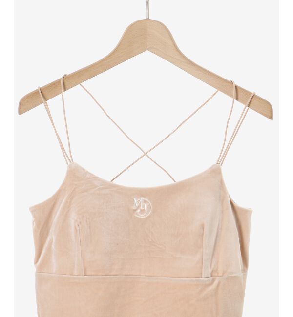 MAJESTICLEGON「キャミセットベロアカーディガン」|カーディガン|