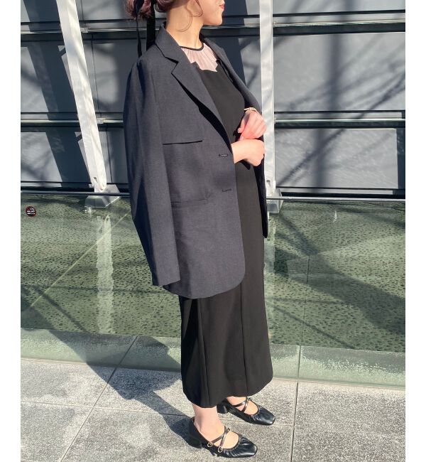 MAJESTICLEGON「ドレープチュール切替ドレス」|ドレス|