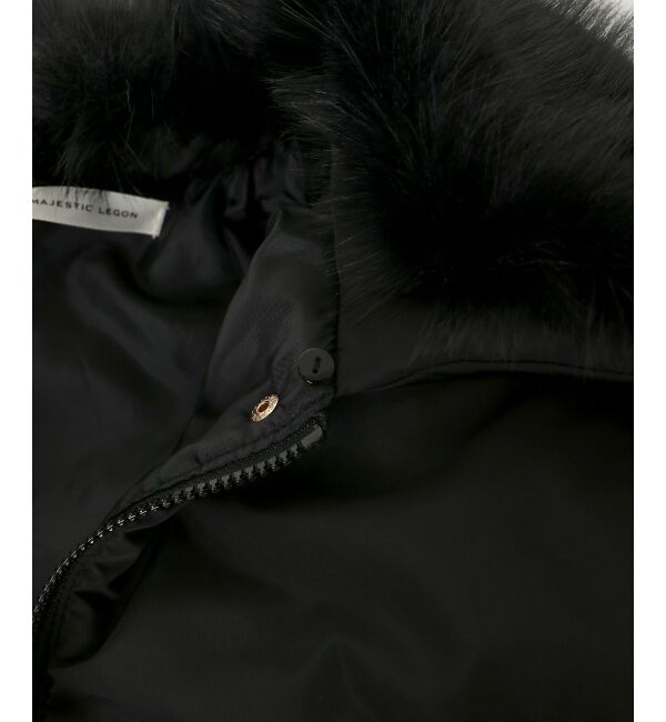 MAJESTICLEGON「2wayサイドリボン中綿コート」|ダウンベスト・ベスト|