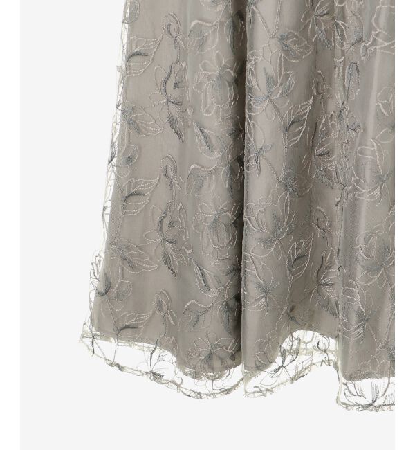  「フラワーエンブロイダリーセットドレス」|ドレス|