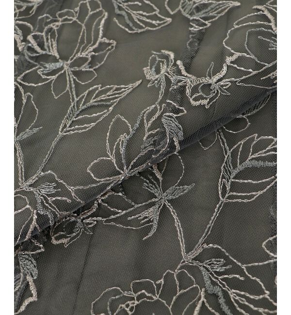  「フラワーエンブロイダリーセットドレス」|ドレス|