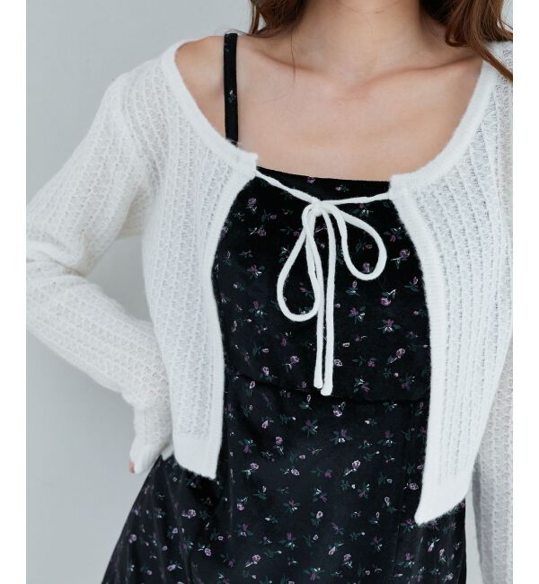 MAJESTICLEGON「カーデセットミニキャミワンピース」|ワンピース|