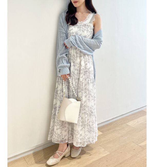 MAJESTICLEGON「2way肩リボンキャミワンピ」|ワンピース|