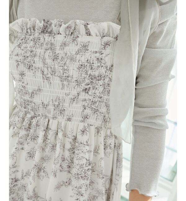 MAJESTICLEGON「2way肩リボンキャミワンピ」|ワンピース|