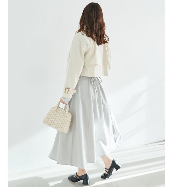 MAJESTICLEGON「ウエストきゅっとオフショルワンピ」|ワンピース|