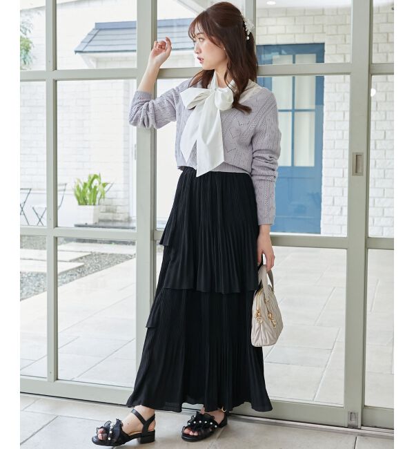 MAJESTICLEGON「バリエボウタイブラウス」|シャツ・ブラウス|