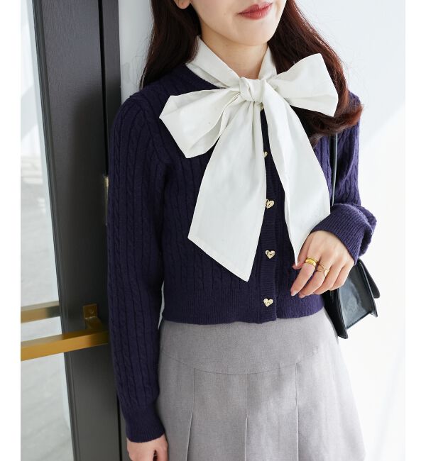 MAJESTICLEGON「バリエボウタイブラウス」|シャツ・ブラウス|