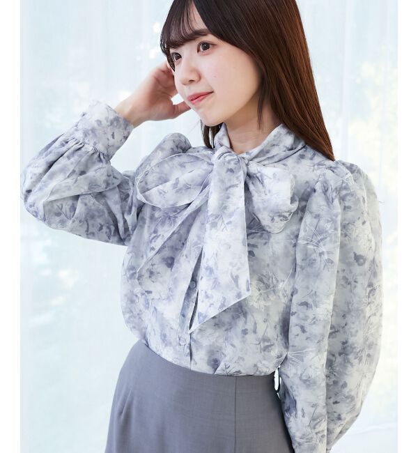 MAJESTICLEGON「バリエボウタイブラウス」|シャツ・ブラウス|