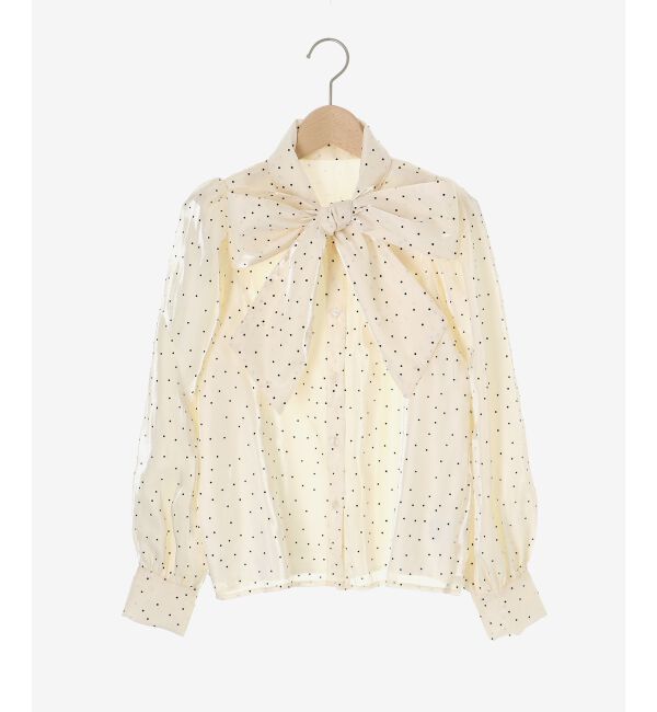 MAJESTICLEGON「バリエボウタイブラウス」|シャツ・ブラウス|