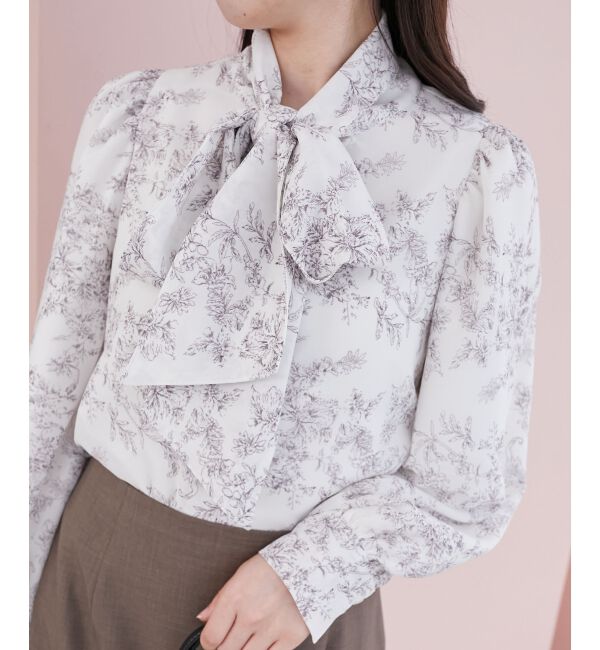 MAJESTICLEGON「バリエボウタイブラウス」|シャツ・ブラウス|