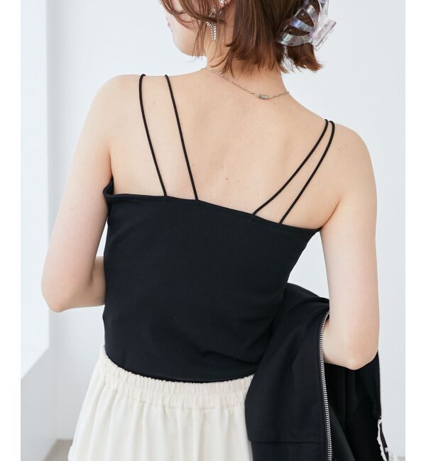  「カップ付きキャミソール」|キャミソール|