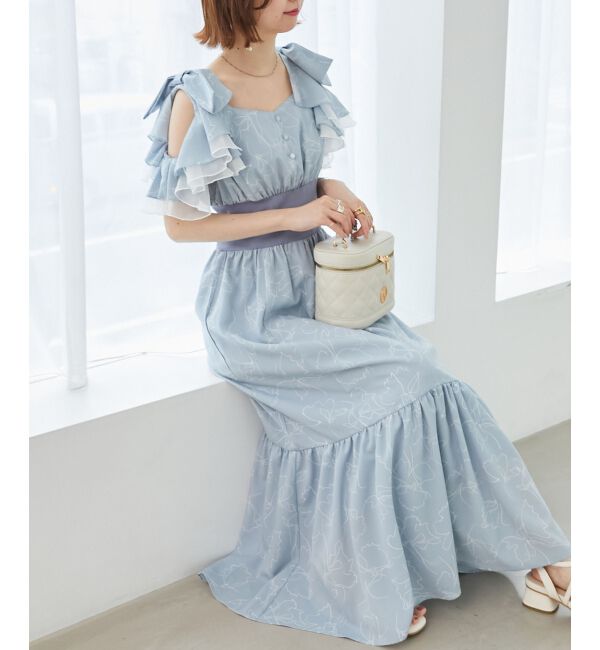  「&infin;フリルリボンコルセットワンピース」|ワンピース|