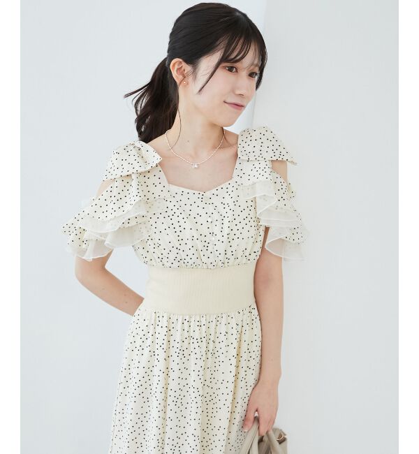  「&infin;フリルリボンコルセットワンピース」|ワンピース|