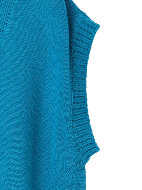 earth music&ecology「ガーターカラー天竺ニットベスト」|ベスト・ジレ|