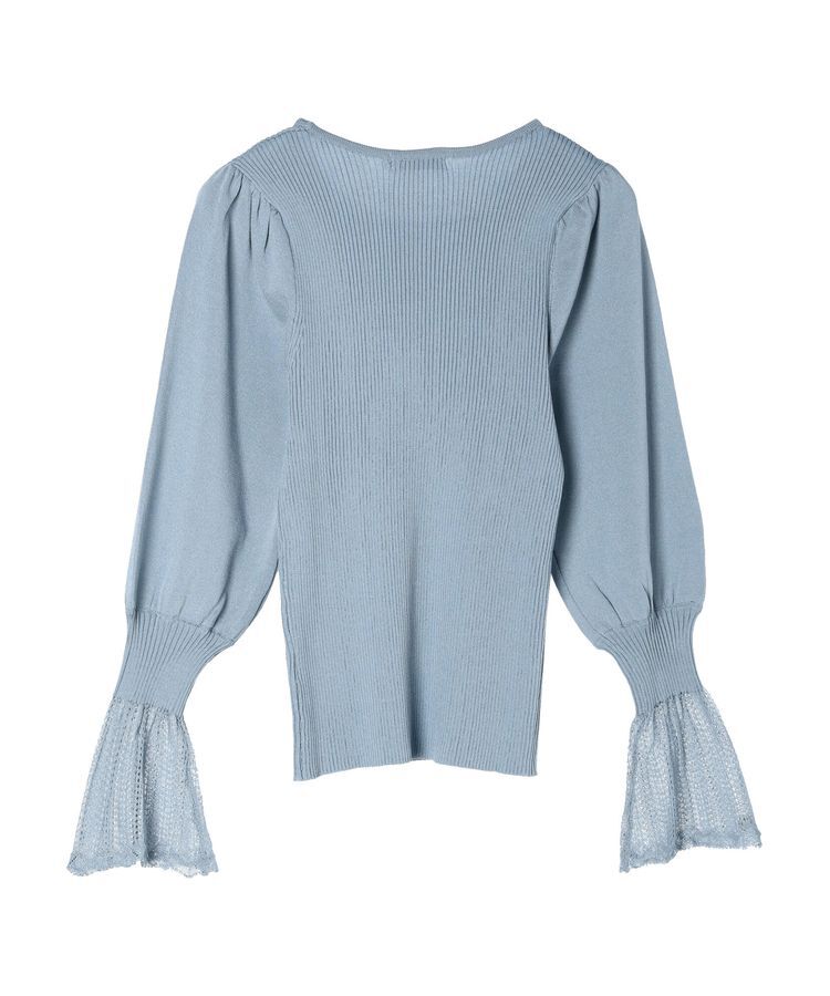 earth music&ecology「袖ポイントニットプルオーバー」|ニット・セーター|