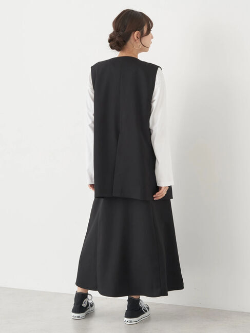 earth music&ecology「ノーカラージレ」|ベスト・ジレ|