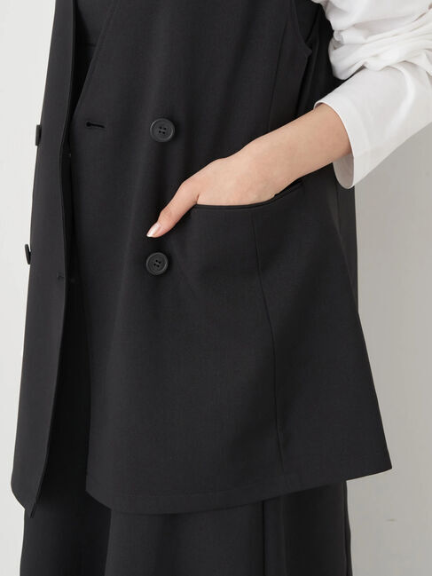 earth music&ecology「ノーカラージレ」|ベスト・ジレ|