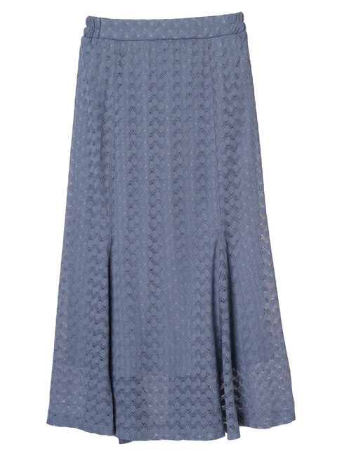 earth music&ecology「カットレースフレアスカート」|フレア|