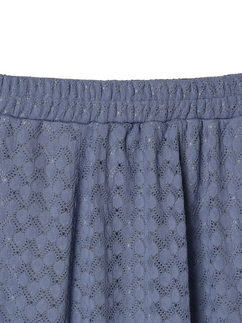 earth music&ecology「カットレースフレアスカート」|フレア|