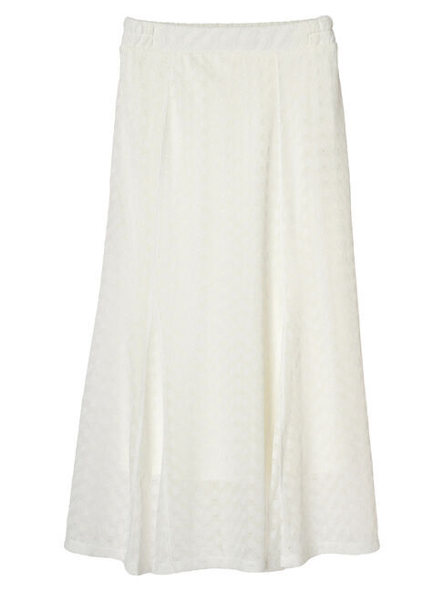 earth music&ecology「カットレースフレアスカート」|フレア|