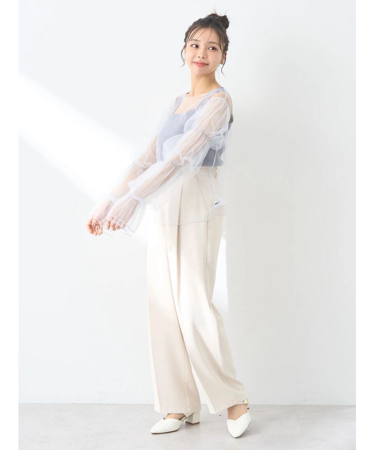 earth music&ecology「袖デザインシアープルオーバー」|Tシャツ・カットソー|