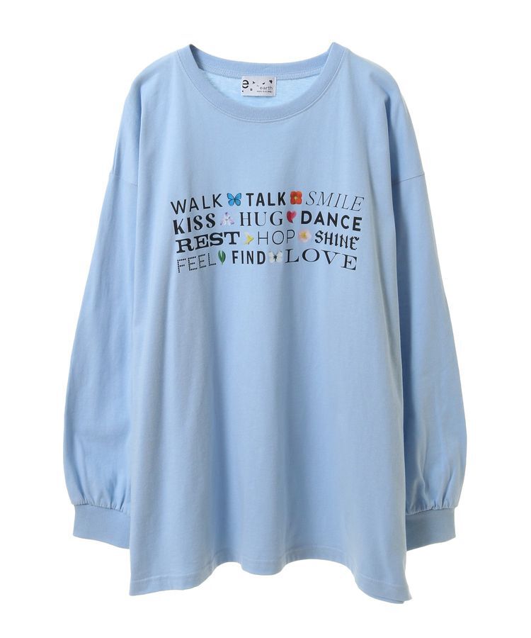 earth music&ecology「いいことワードロゴTシャツ」|Tシャツ・カットソー|