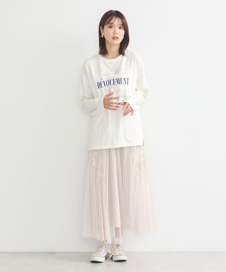 earth music&ecology「グラフィックロンT」|Tシャツ・カットソー|