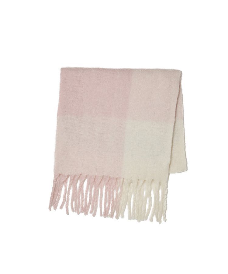 earth music&ecology「ボリュームチェックマフラー」|マフラー|