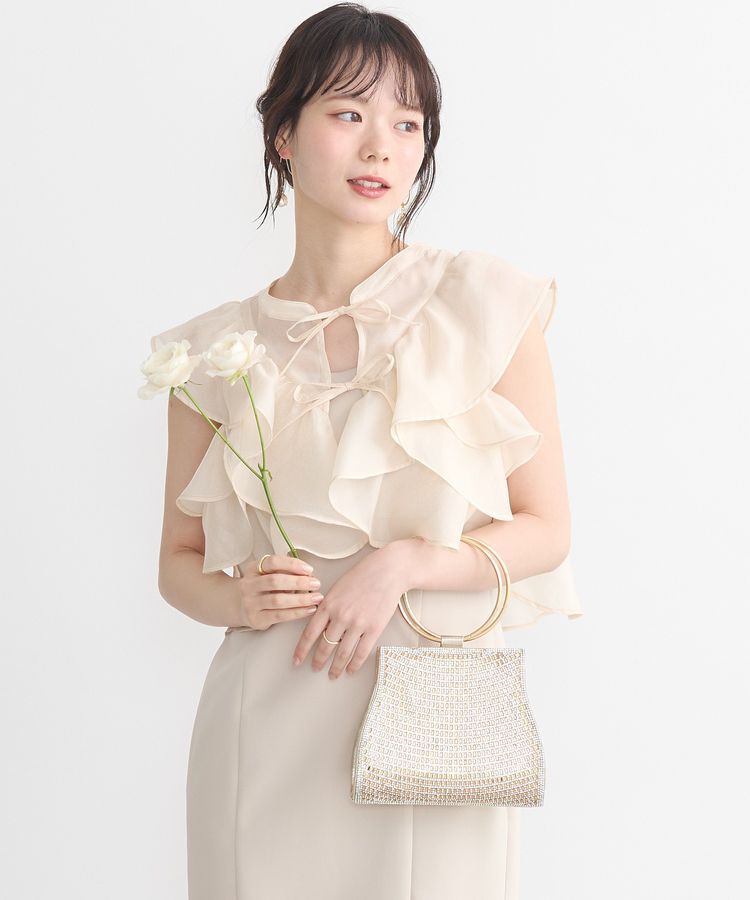 earth music&ecology「SET2点フリルボレロ＋ナローワンピース」|ワンピース|