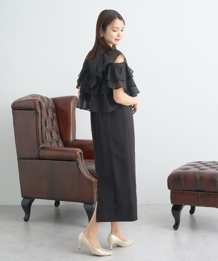 earth music&ecology「SET2点フリルボレロ＋ナローワンピース」|ワンピース|