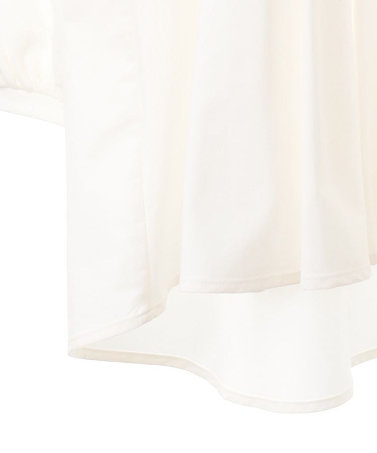 earth music&ecology「異素材ドッキングペプラムプルオーバー」|Tシャツ・カットソー|