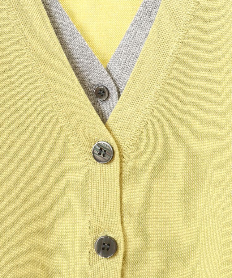 earth music&ecology「レイヤード風ニットカーディガン」|カーディガン|