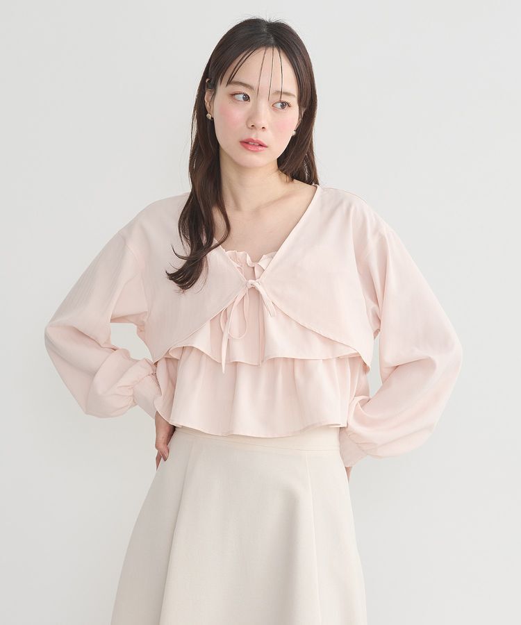 earth music&ecology「ティアードアンサンブルブラウス」|シャツ・ブラウス|