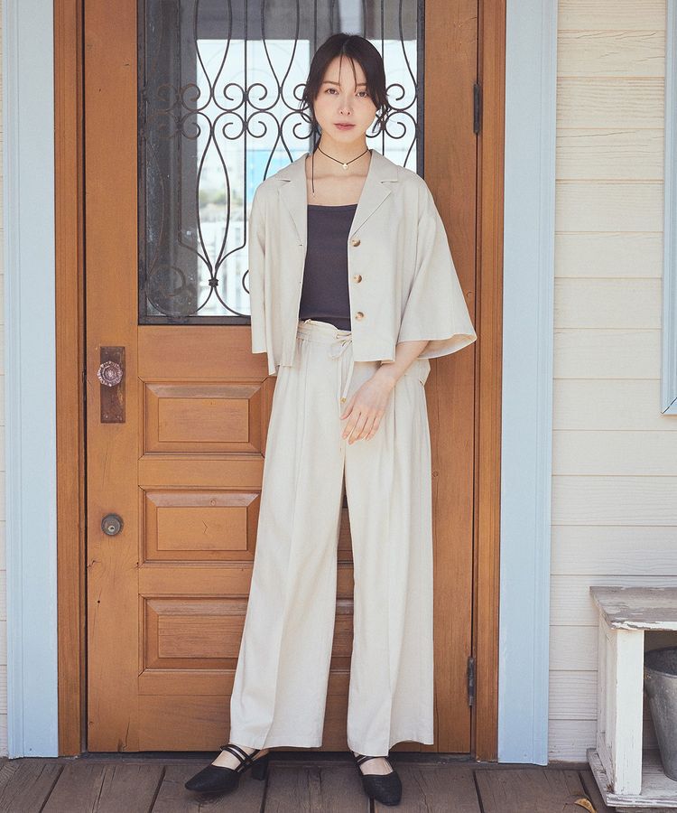 earth music&ecology「ワイドストラップキャミソール」|キャミソール|