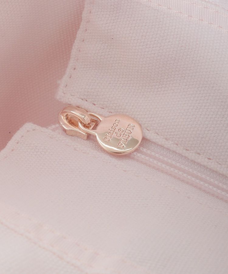 Maison de FLEUR「ピンクマニアマルチポケット帆布トートMバッグ」|トートバッグ|