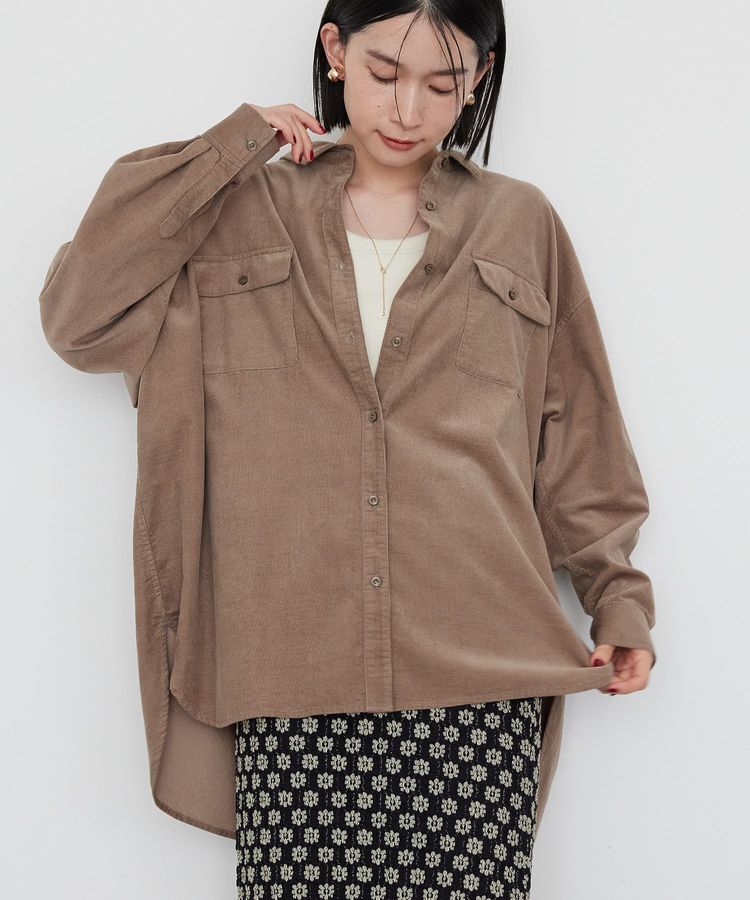 AMERICAN HOLIC「Wポケットコーデュロイシャツ」|シャツ・ブラウス|