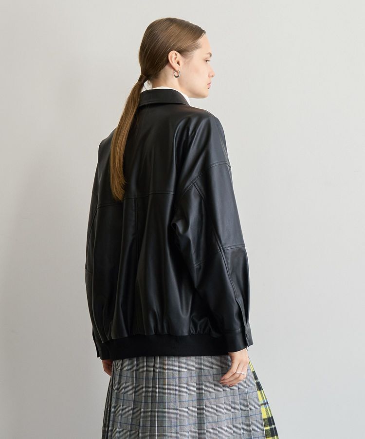 AMERICAN HOLIC「フェイクレザーブルゾン」|ブルゾン・スタジャン|