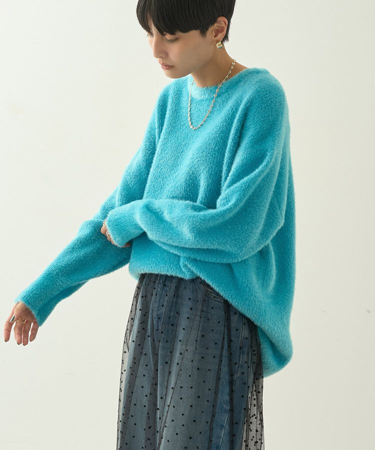 AMERICAN HOLIC「フェアリーニットプルオーバー」|ニット・セーター|Turquoise Blue