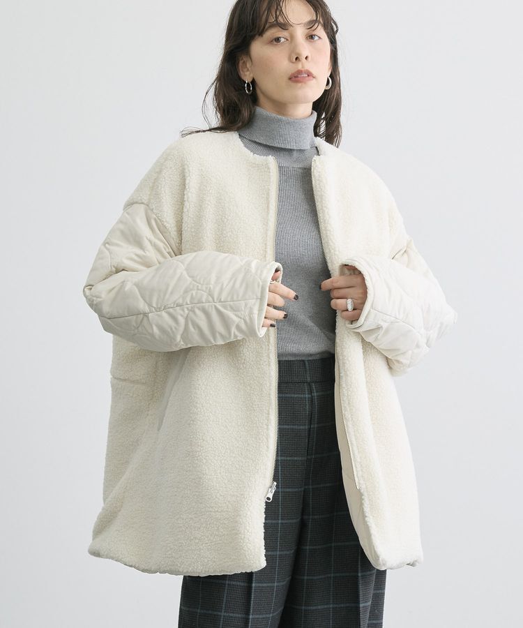 AMERICAN HOLIC「軽ポカ2WAYリバーシブルキルトアウター」|その他|Ivory