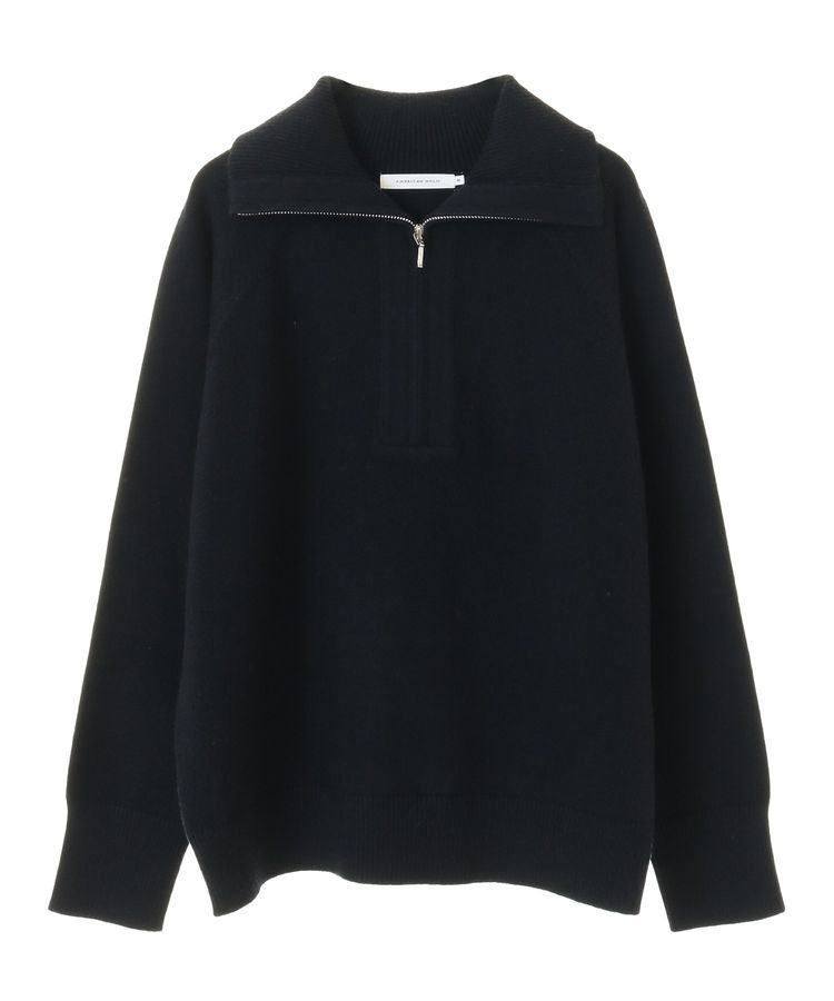 AMERICAN HOLIC「バイパチハーフZIPニットプルオーバー」|ニット・セーター|