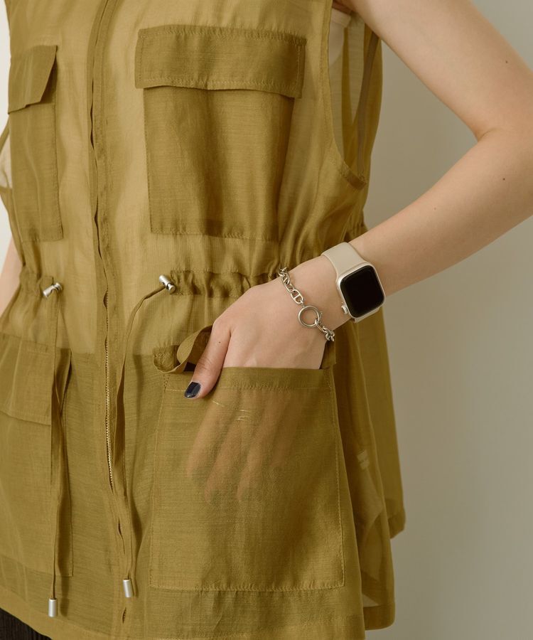 AMERICAN HOLIC「シアードロストWポケットベスト」|ベスト・ジレ|