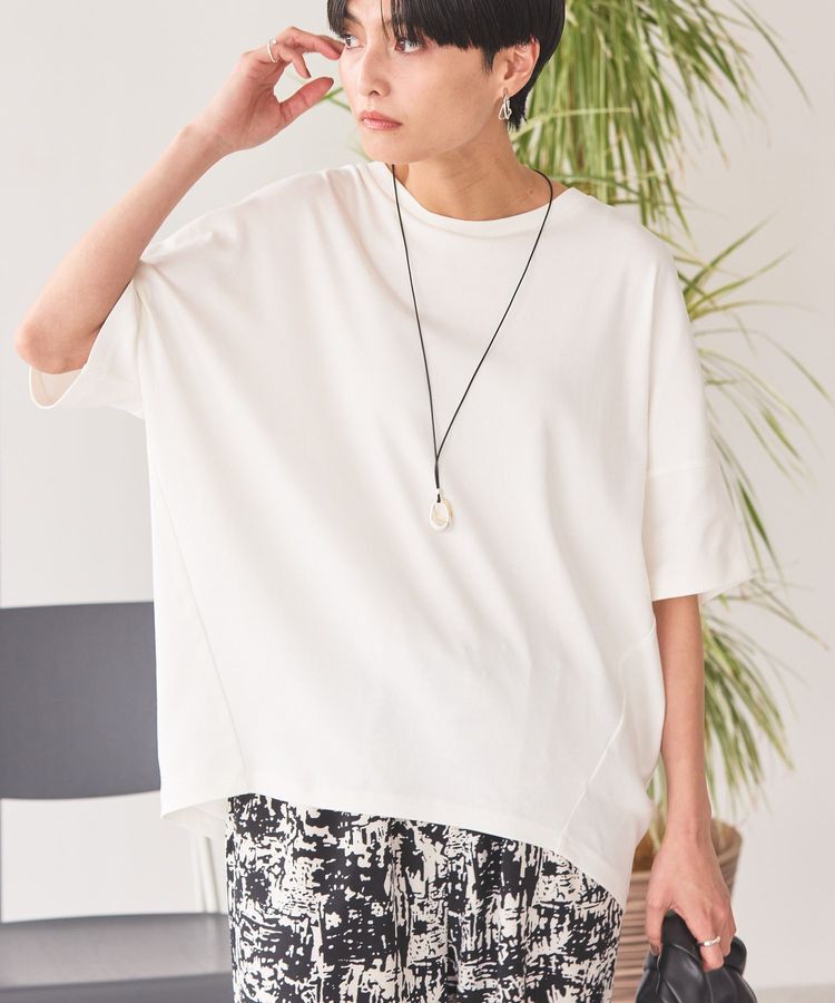 AMERICAN HOLIC「コクーンシルエットカットソー／接触冷感」|Tシャツ・カットソー|