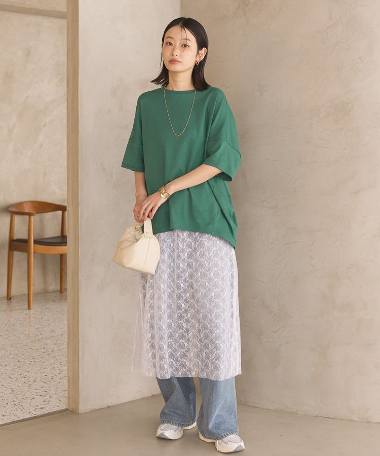 AMERICAN HOLIC「コクーンシルエットカットソー／接触冷感」|Tシャツ・カットソー|