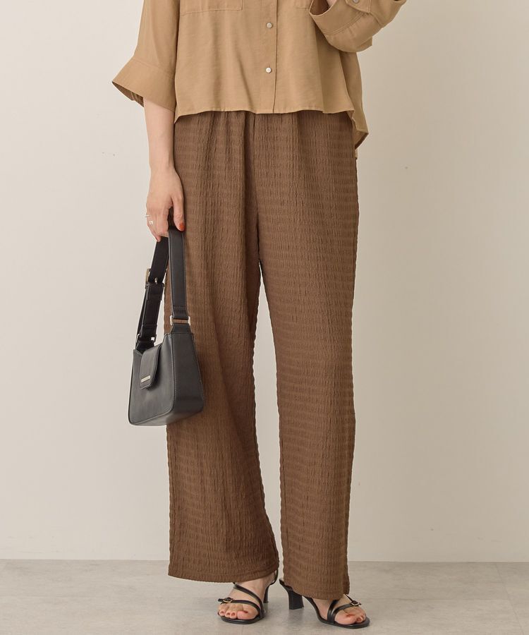 AMERICAN HOLIC「シャーリングイージーパンツ」|その他|Brown