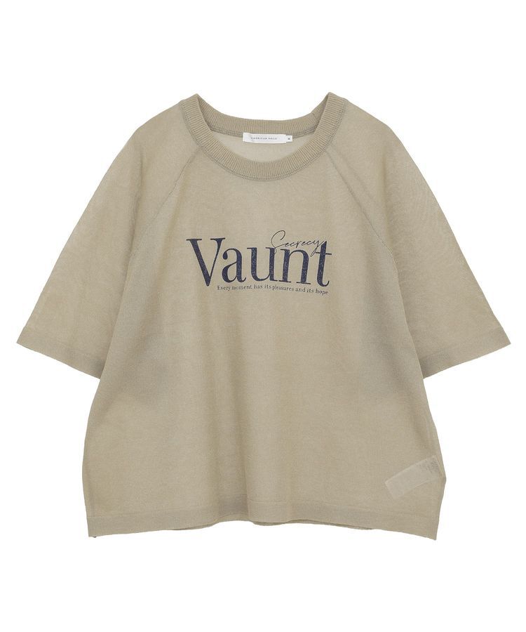 AMERICAN HOLIC「プリントロゴシアーニットプルオーバー」|ニット・セーター|